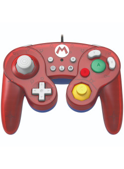 Геймпад проводной Hori Battle Pad-Mario (NSW-107U) (Nintendo Switch)
